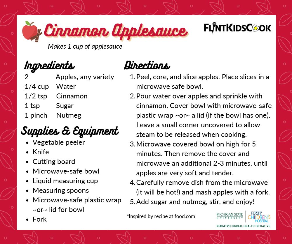 Cinnamon Applesauce Recipe
