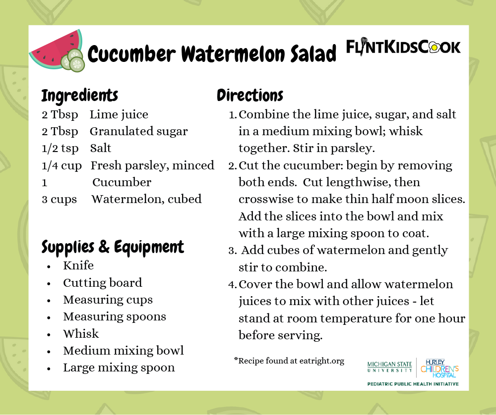 Cucumber Watermelon Salad Recipe