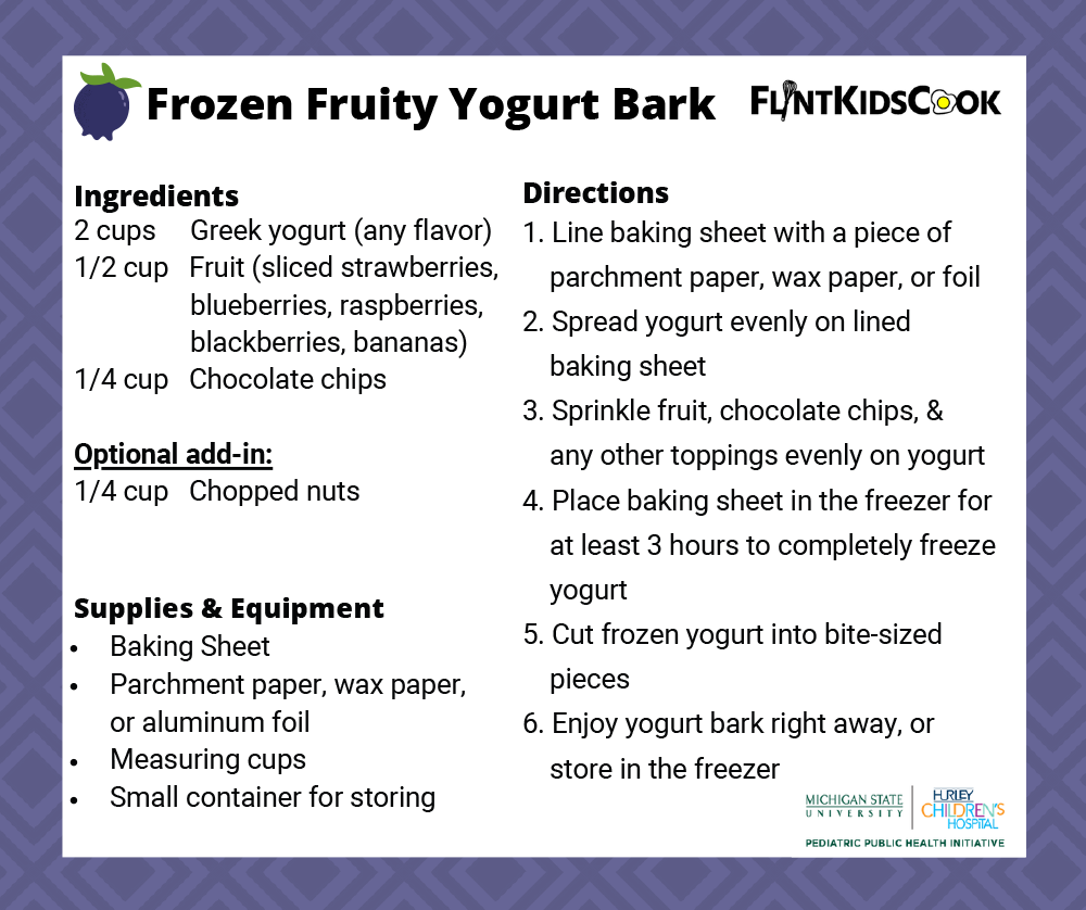 Frozen Fruity Yogurt Bark Recipe