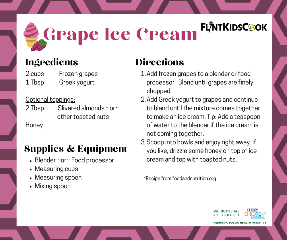 Grape Ice Cream Recipe