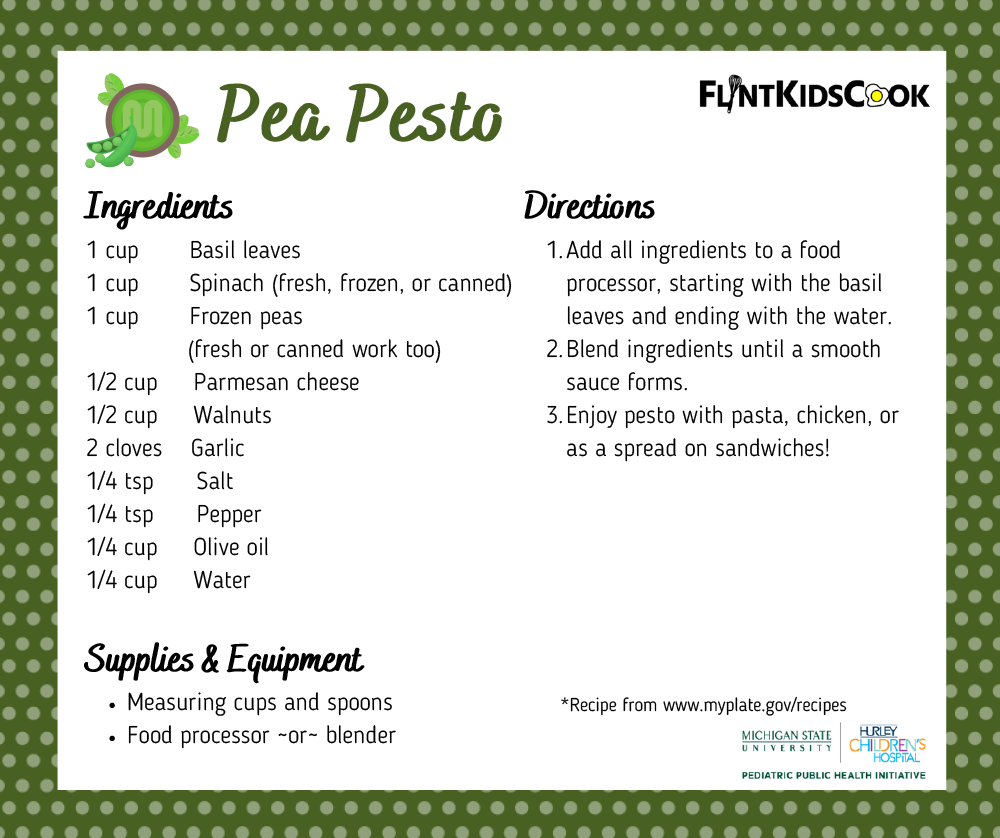 Pea Pesto Recipe