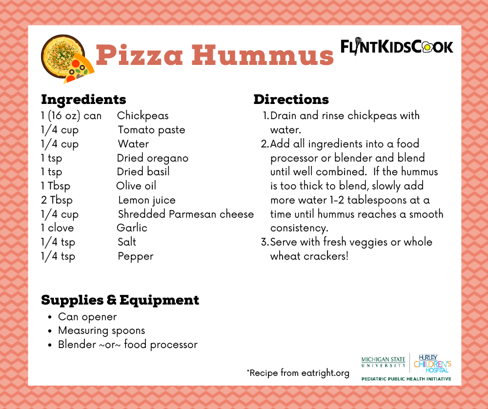 Pizza Hummus Recipe